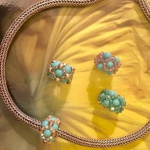 -Swarovski Crystal beaded beads.